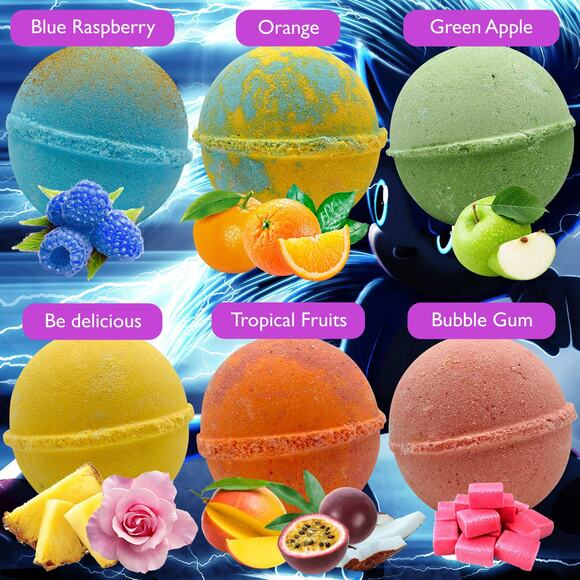 Bath Bombs for Kids with SONIC Toys Inside - Picture 2 of 7